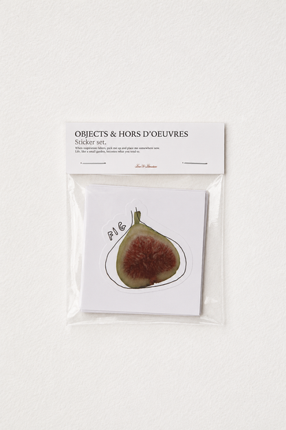 'Objects & Hors d'Oeuvres' Sticker Sets