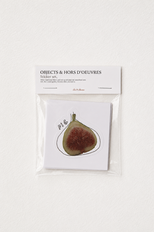 'Objects & Hors d'Oeuvres' Sticker Sets