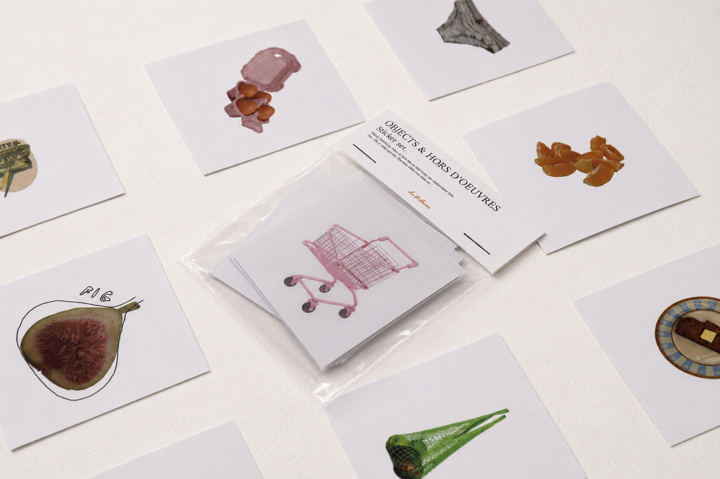 'Objects & Hors d'Oeuvres' Sticker Sets